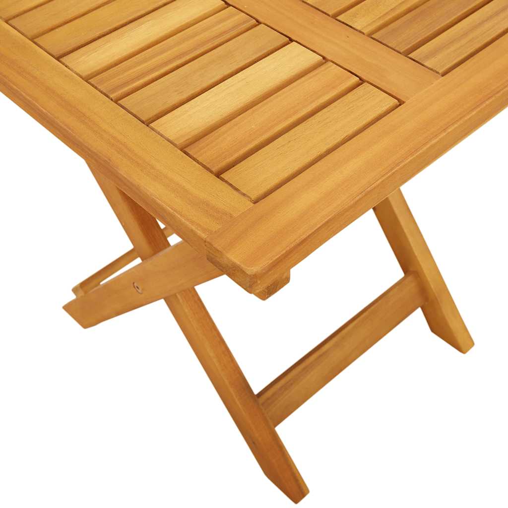 Sun Loungers 2 pcs with Table Solid Wood Acacia